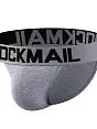 Мужские трусы их тонкого хлопка серого цвета JOCKMAIL RTJM3022-3